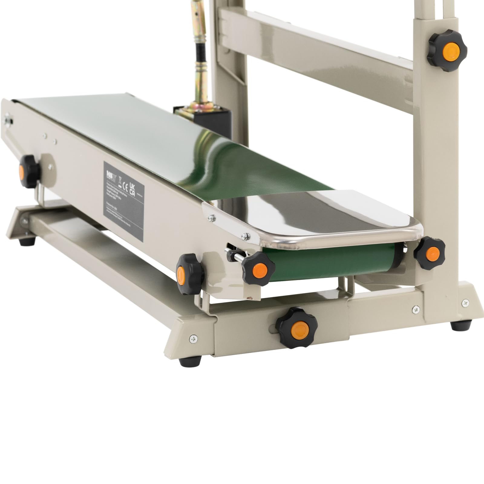 MSW MSW-CSMH-100 Automatische Versiegelungsmaschine vertikal kontinuierlich 6-12 mm Schweißnaht Förderband Siegelmaschine Beutel-Versiegelungsmaschine mit Notausschalter