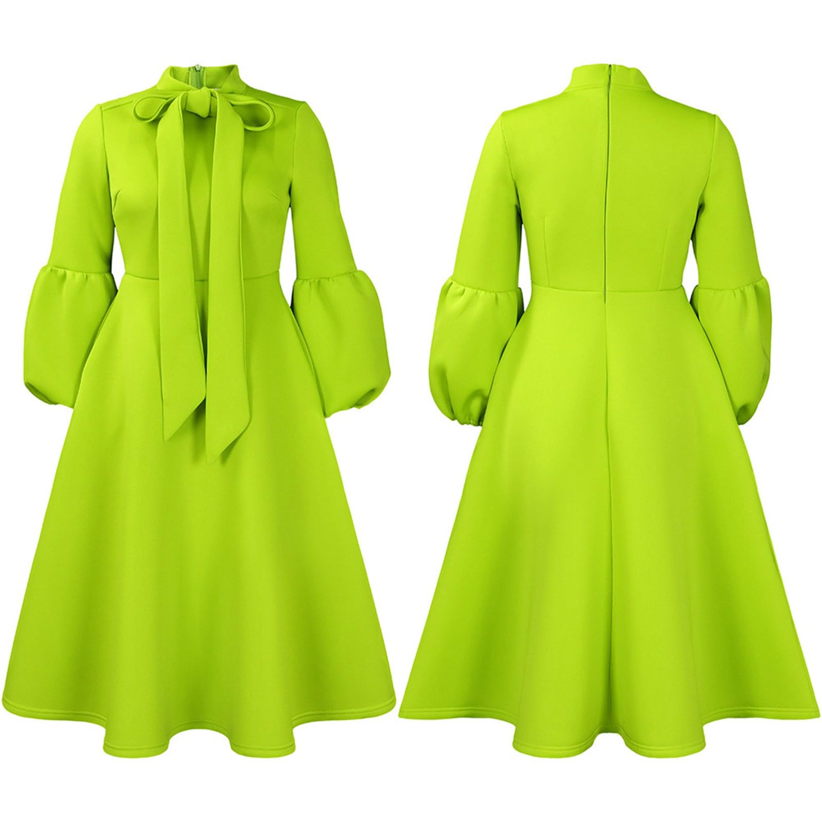 Damen Plus Size Abendkleid Schleife Kurzarm Festkleid