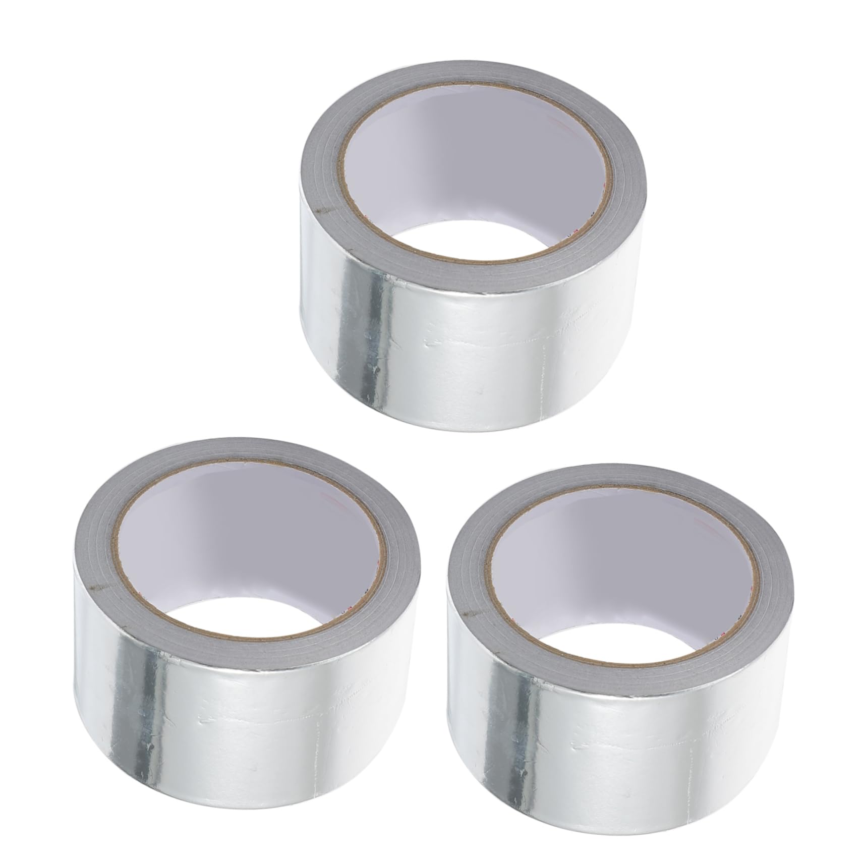BUGUUYO Duct Repair Tape 3 Pack Aluminum Foil Tape Adhesive Sealing 6cm x 25m Multi-use for Plumbing Heat Protection