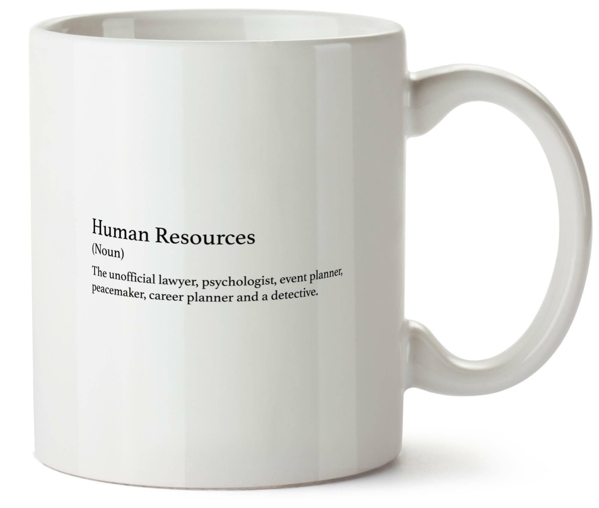 Hippowarehouse Human Resources Definition Printed Mug Various Colour Options Ceramic Cup Kitchenware 10oz