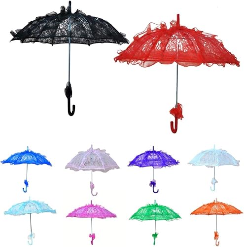 Miniatura 3 de Paraguas de encaje hecho a mano Forart para novia sombrilla de encaje hecha a mano para dama de honor para bodas fiestas bailes y fotografías do