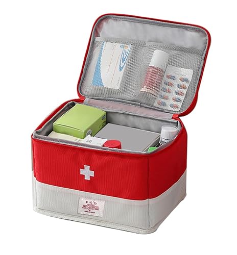 XPAPOV Travel Medicine Bag Organizer for Emergency Kits