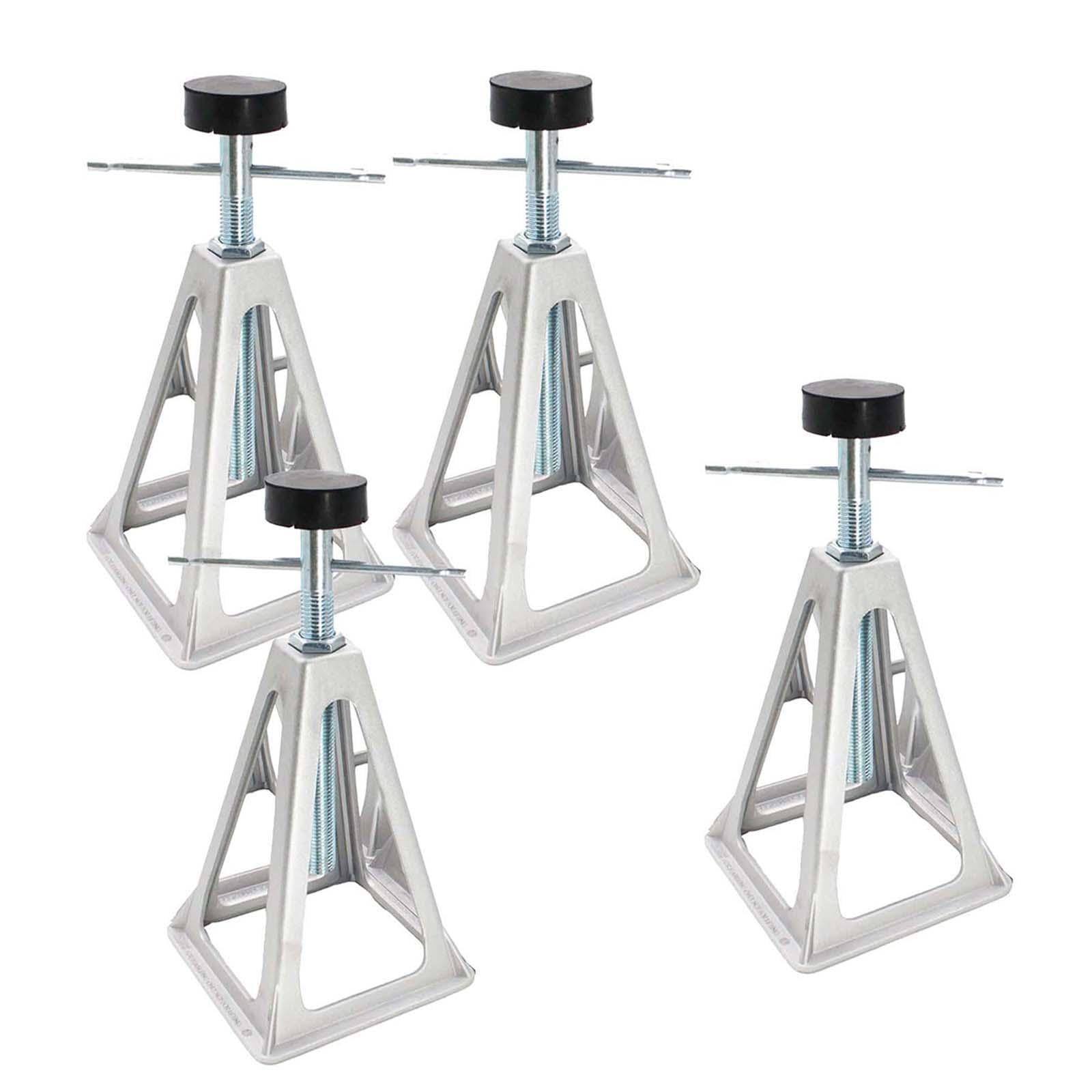 Supporti per roulotte Funzionali, Supporti Regolabili in Altezza, Strumento stabilizzatore in Alluminio per roulotte, Traino e attività all'aperto, Supporto stabilizzatore, Accessori Lega