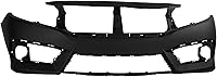 Vista 2 de Garage-Pro Cubierta de parachoques compatible con Honda Civic 2016-2018 imprimado delantero HO1000306