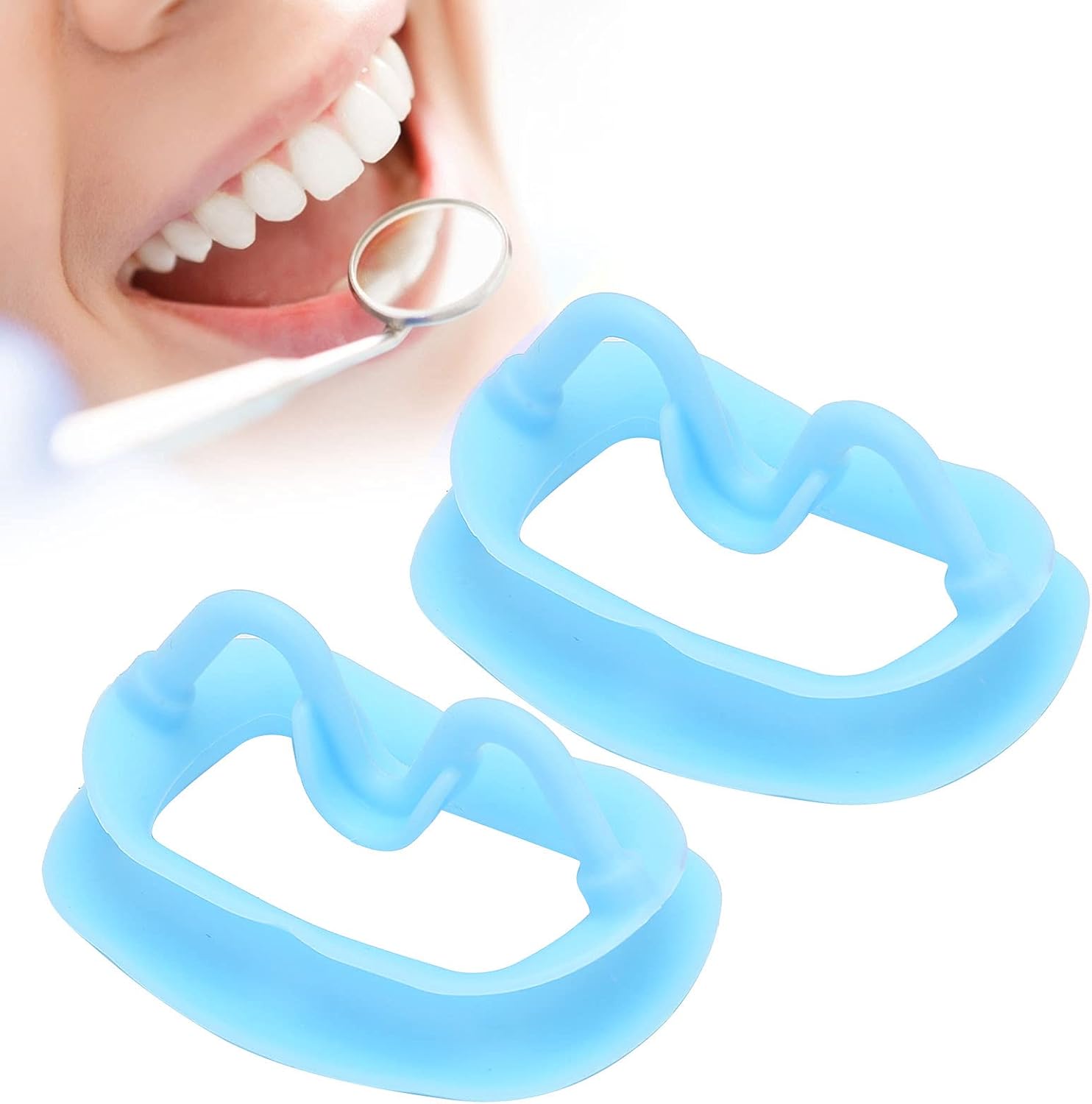Abridor de boca Dental de 2 uds, Retractor de mejillas blanqueador de dientes de silicona esterilizable en autoclave para dentista, hogar, fiesta, juego de desafío de protector bucal
