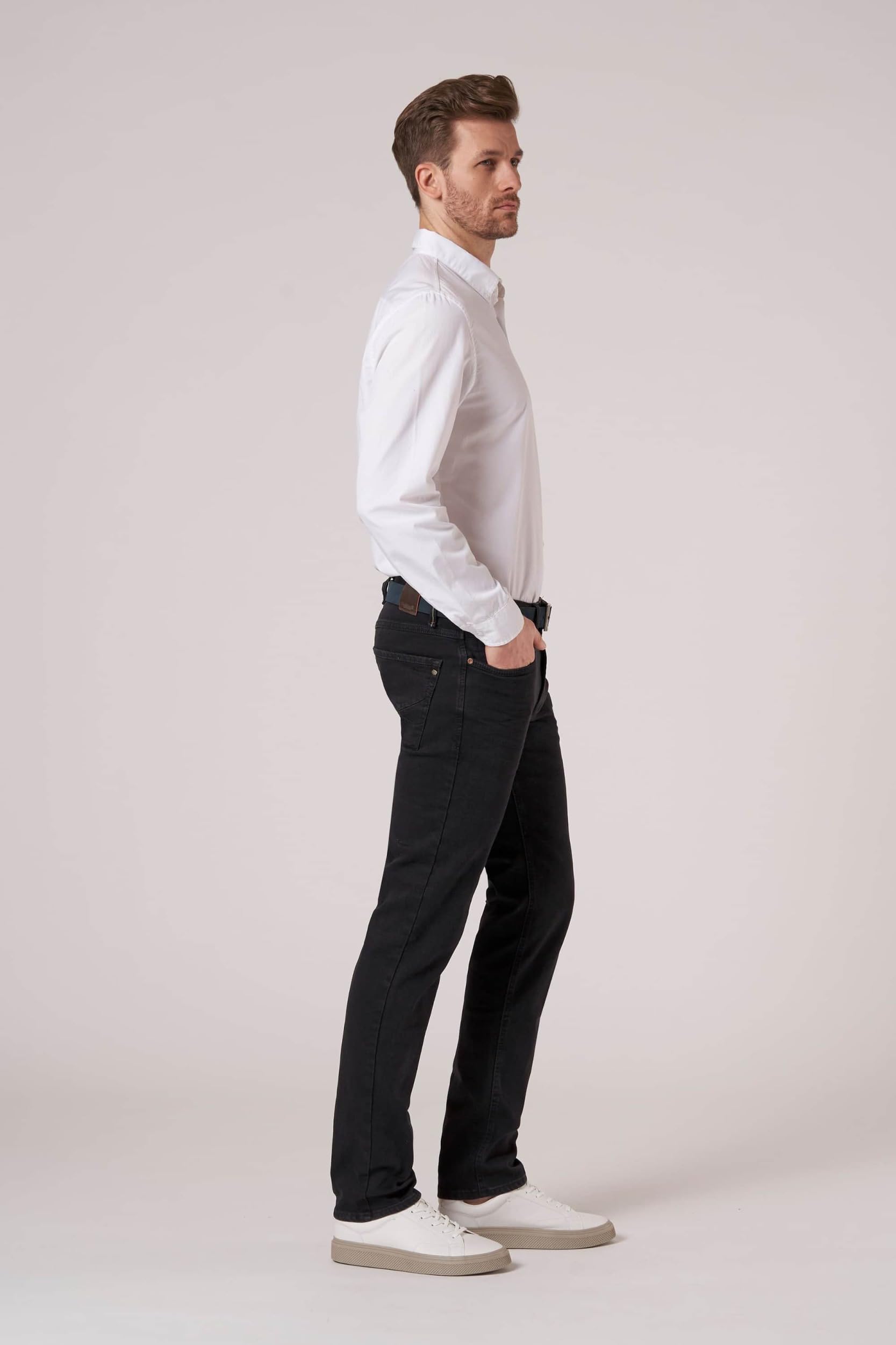 Hattric Herren Hose Straight Jeans