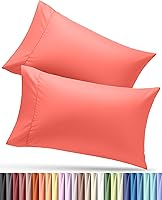 Vista 76 de Utopia Bedding - Juego de 2 fundas de almohada tamaño estándar, con cierre de sobre, tela de microfibra cepillada suave, resistentes al encogimiento