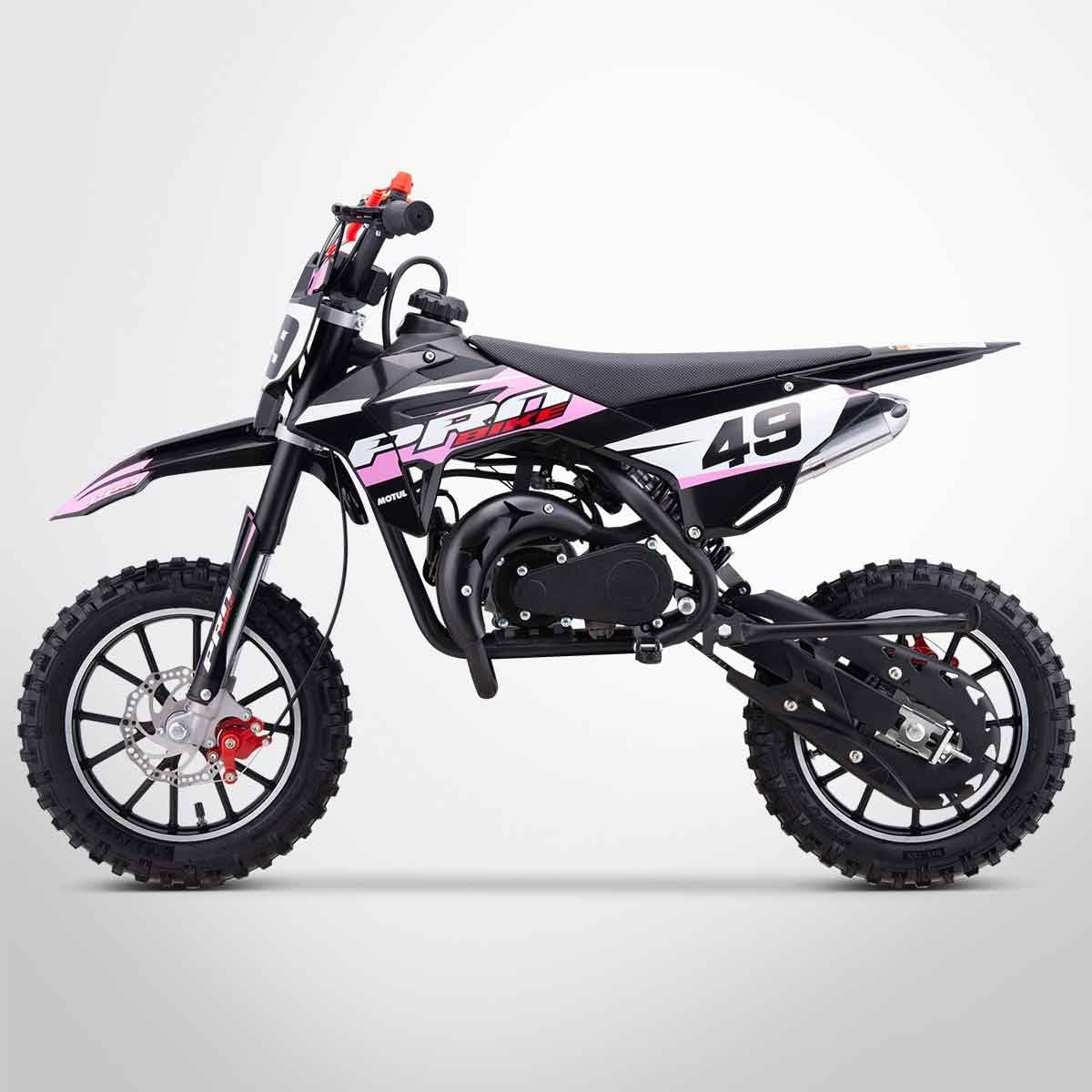 Pocket Cross PROBIKE 49 / Mini Moto Enfant 50cc / Édition 2025 / Rose