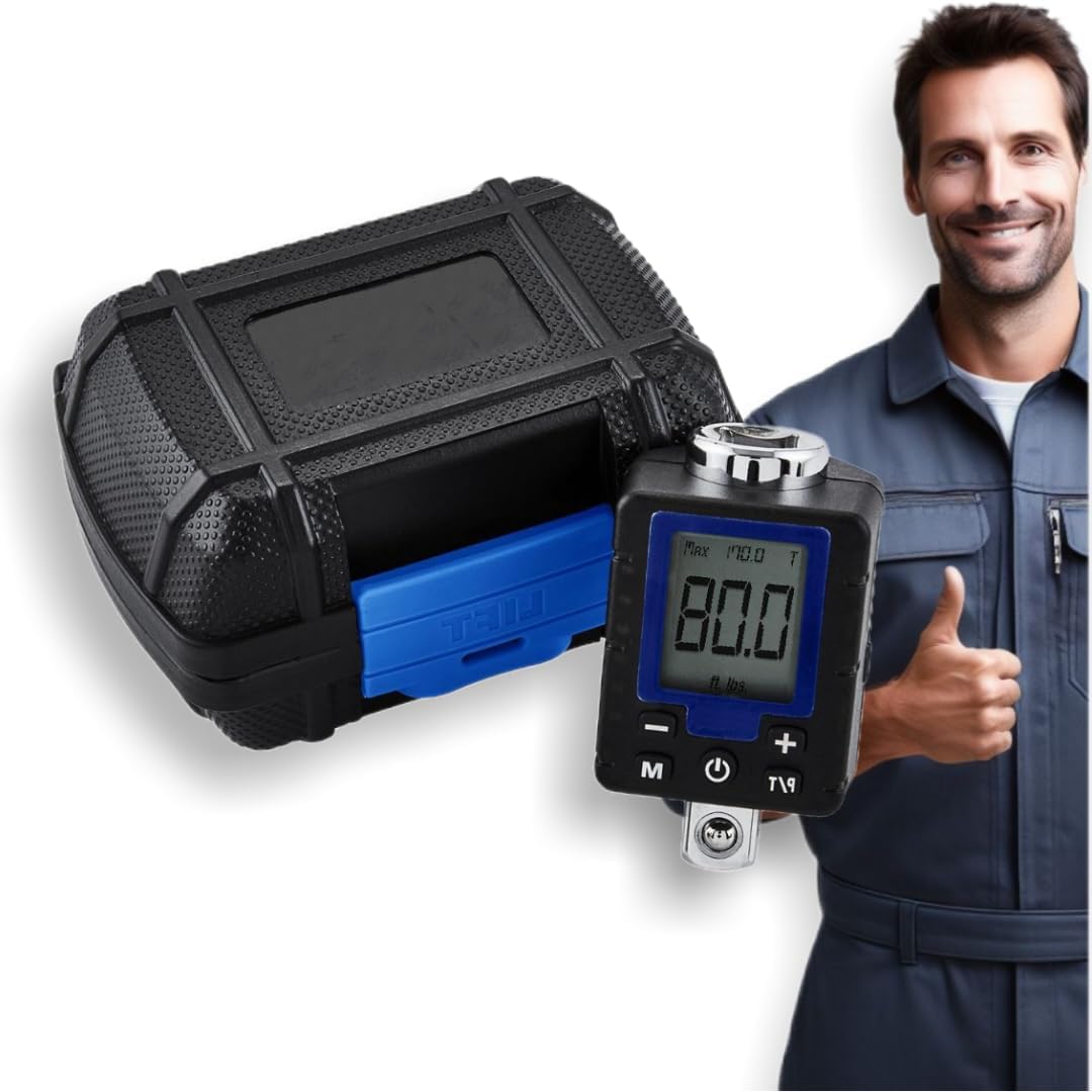 Fits QUINN 1/2 in. Drive 25-250 ft. lb. Digital Torque Adapter - Convert any 1/2 in. Drive Ratchet or Breaker Bar into a Precision Torque Wrench