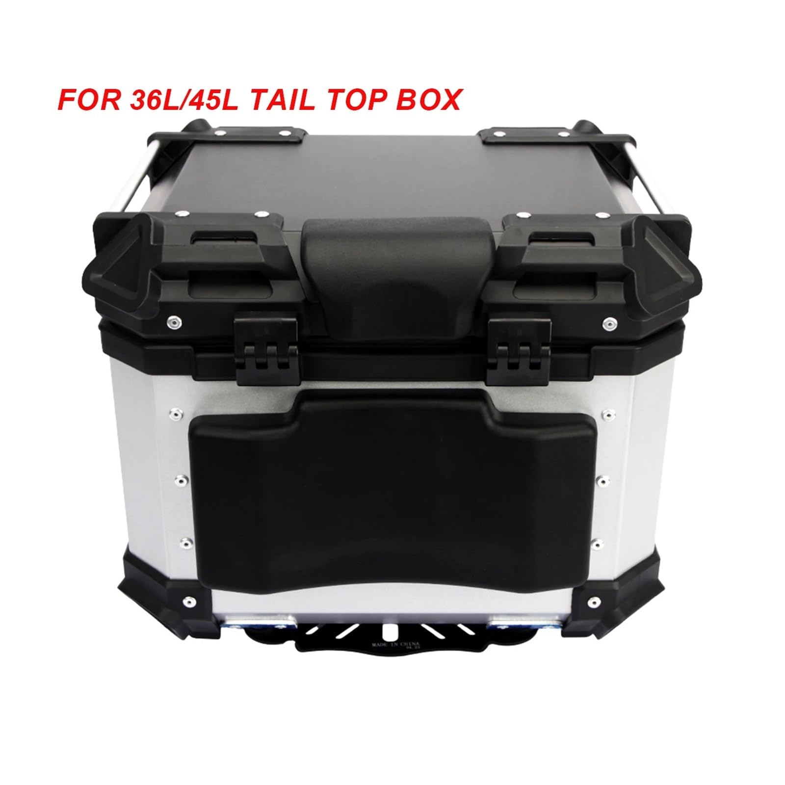 Moto Caja Trasera Almohadilla Trasera para baúl de Motocicleta de 25L, 32L, 45L, 55L, 65L, 80L y 100L, cojín para Equipaje de Maletero Trasero, Respaldo para Pasajero(25L 32L)