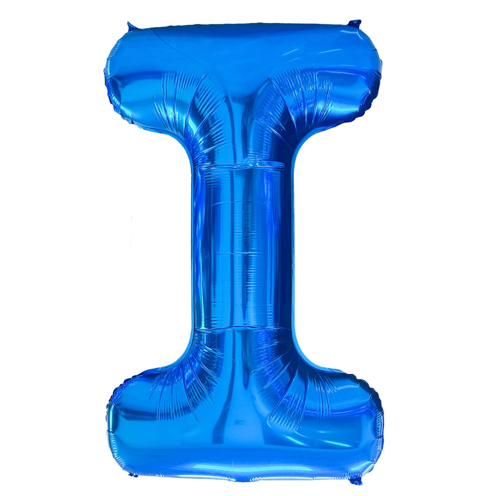 Blue Alphabet Balloon Large Mylar Foil Helium Letter Balloons 40 Inch Blue Balloons Alphabet Letters for Birthday Bridal Shower Anniversary Decorations (Letter I) โ image 1