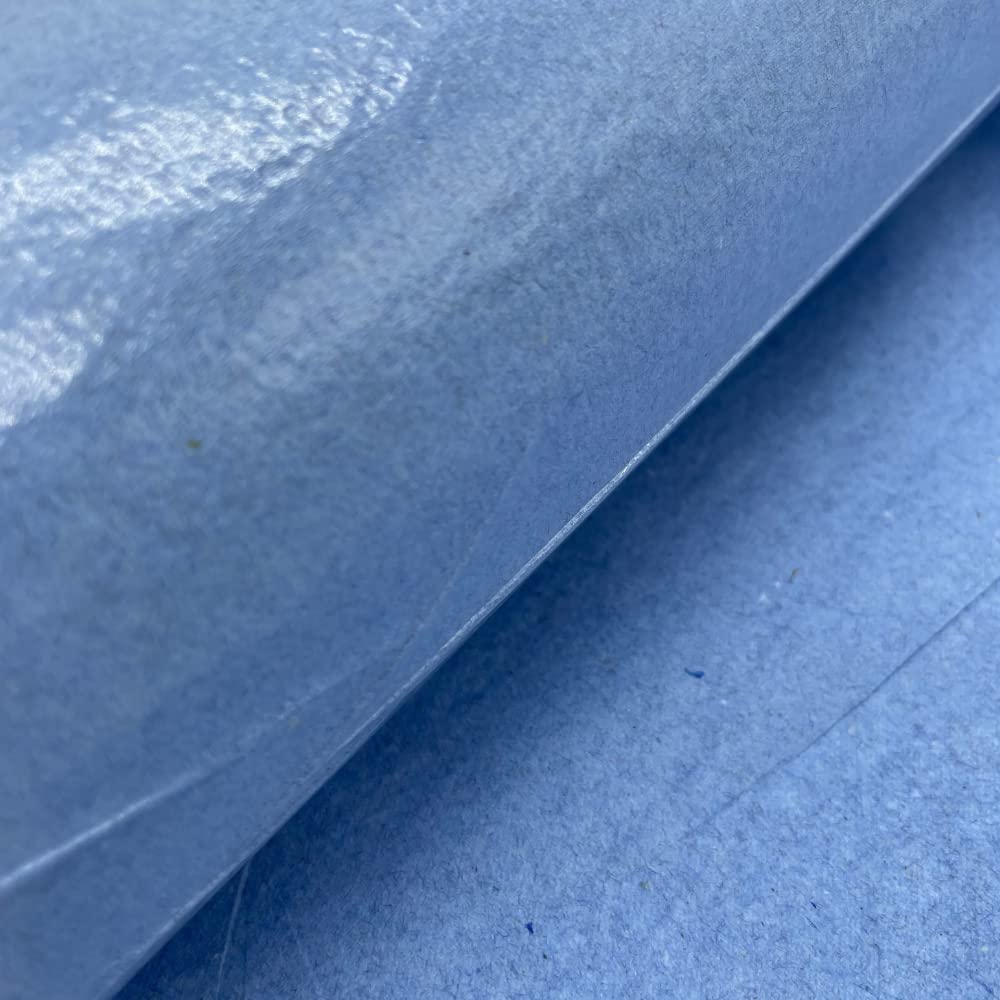 DSTOCK60 - DRAP EXAMEN BLEU PLASTIFIÉ IMPERMÉABLE - 50 X 38 - 150 FORMATS - PROTECTION POUR MATELAS, TABLE, LIT - QUALITÉ MÉDICALE - ABSORBANT - CARTON DE 6 ROULEAUX