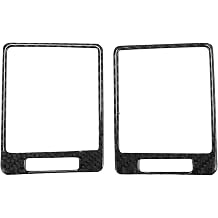 Air Condition Outlet Vent Trim Cover Frame for Toyota Corolla 2009-2013 Interior Air Outlet Vent Frame Trim Sticker Carbon Fiber Black 1 Pair