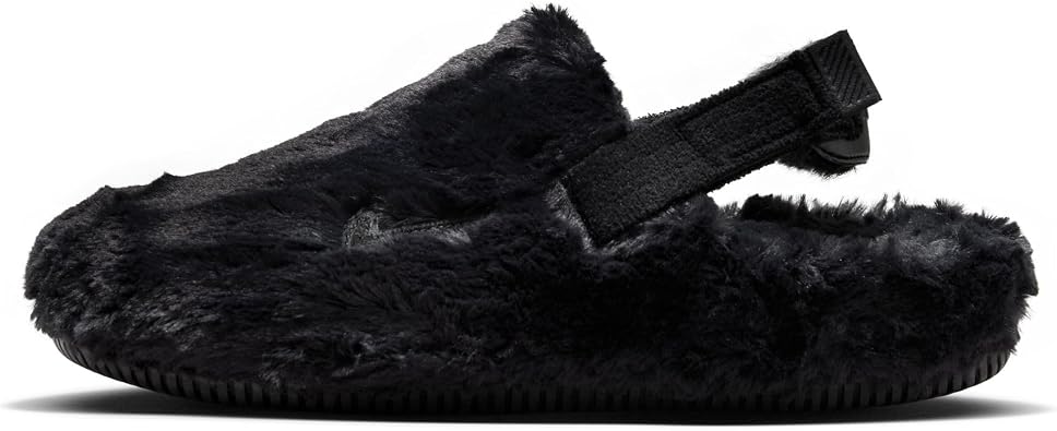 Nike Womens Calm Mule SE NA, Black/Black, 7