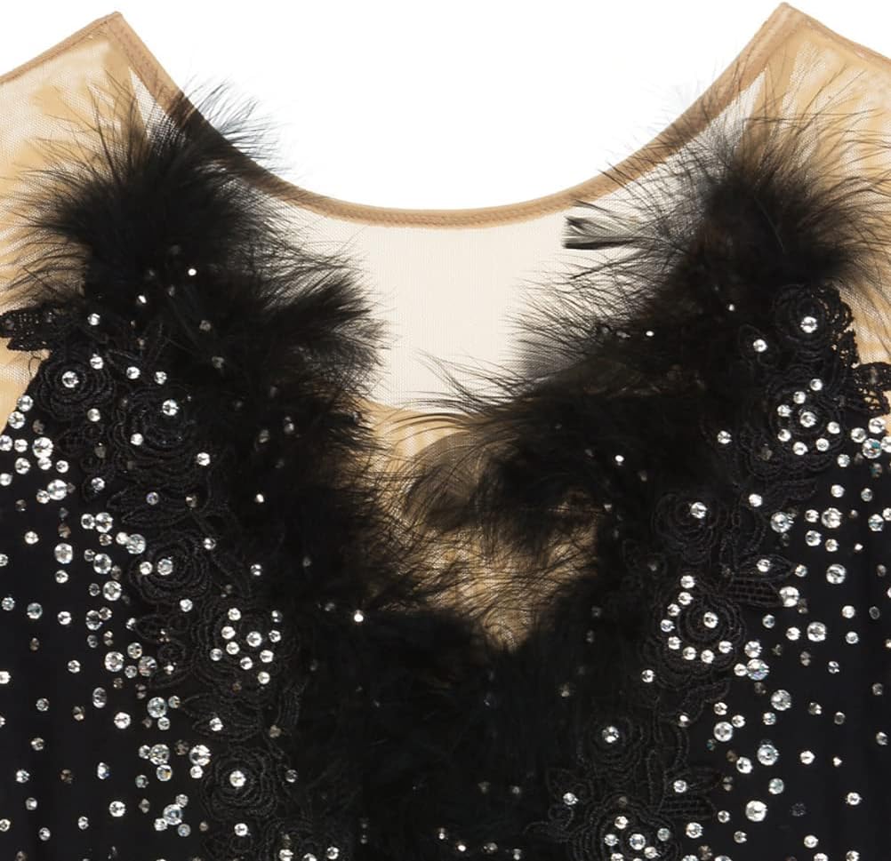 Long Sleeve Ice Skating Performance Dresses Figure Skating Competition Dress Women's Girls' Gymnastics Leotard