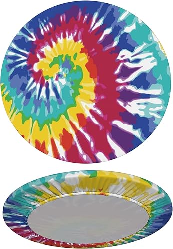 Vista 65 de Delerain Mantel redondo ajustable de bolas de Navidad, mantel redondo impermeable con borde elástico, lavable, para interiores y exteriores, se