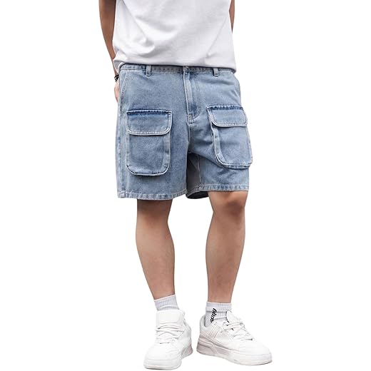 Mens Denim Cotton Shorts - Stylish Summer