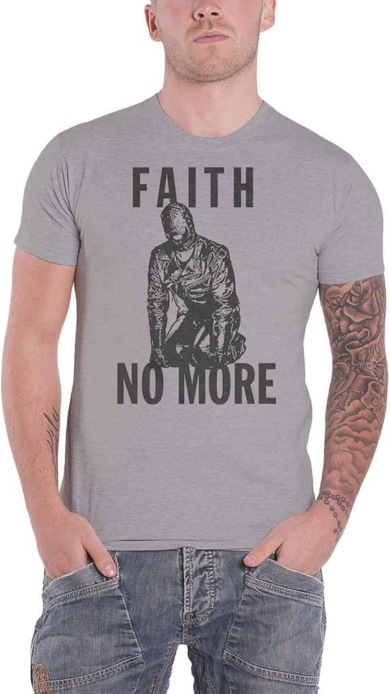 FAITH NO MORE Tシャツ グレー Amazon.com: Faith No More T Shirt Gimp Band Logo Official