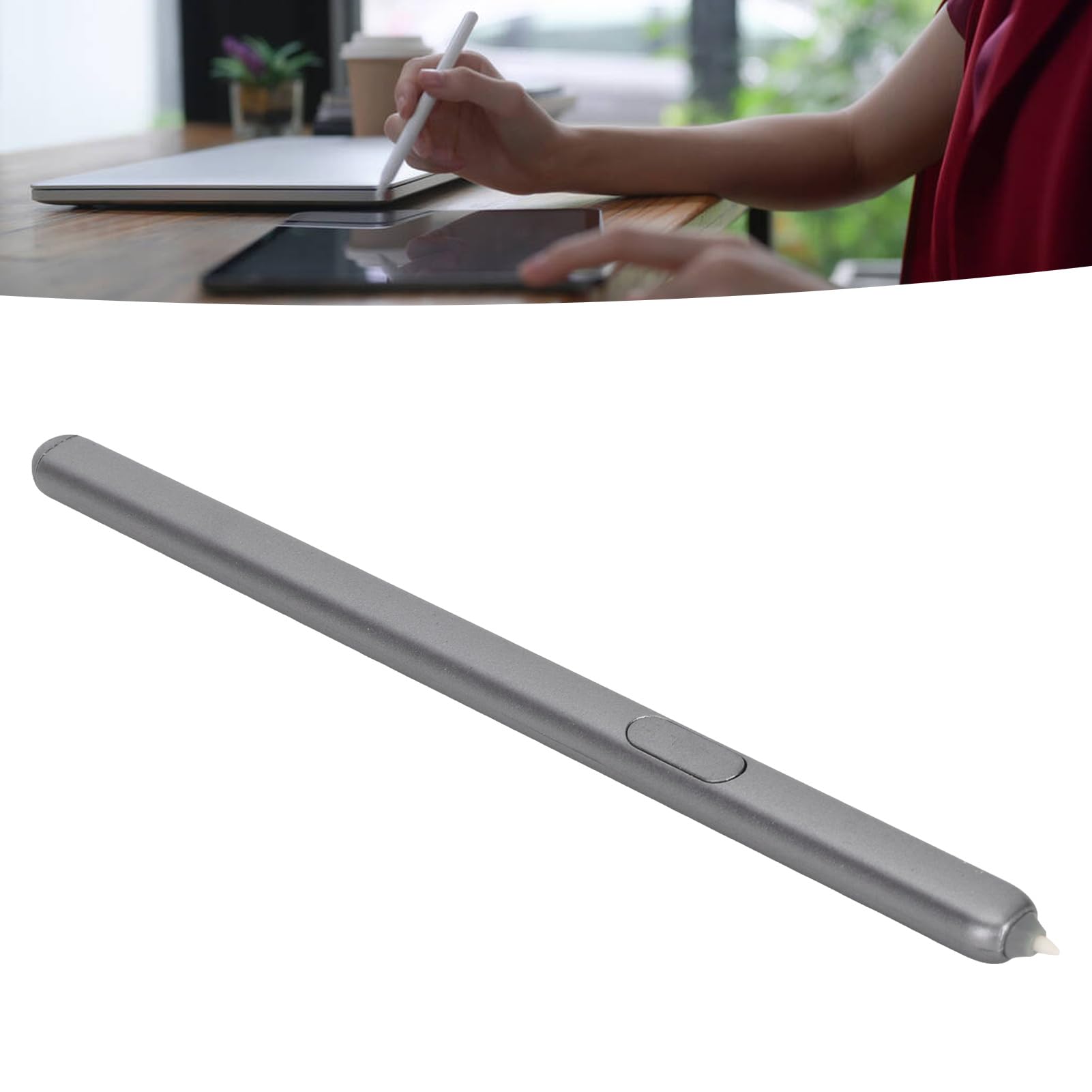 Sxhlseller Lápiz Capacitivo para Tableta GalaxyTab S6 SM‑T860 SM‑T865 con 5 Puntas Magnéticas de Repuesto, Bolígrafos Digitales para Pantallas Táctiles, 4096 Niveles de Sensibilidad a la