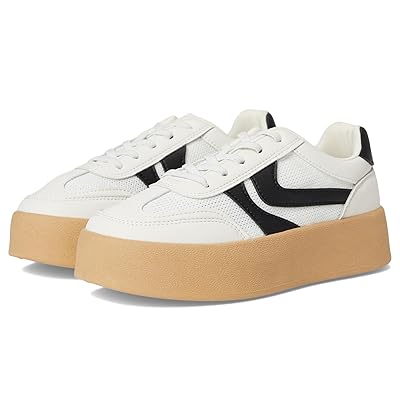 Steve Madden Kids Jersey (Little Kid/Big Kid) Girls Shoes White