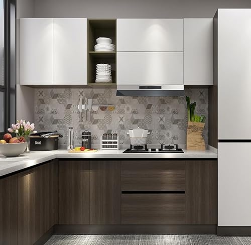 Miniatura 6 de Papel de contacto marrón de madera de nogal de 197 x 16 pulgadas, autoadhesivo, extraíble, despegar y pegar, papel tapiz decorativo para cubrir la