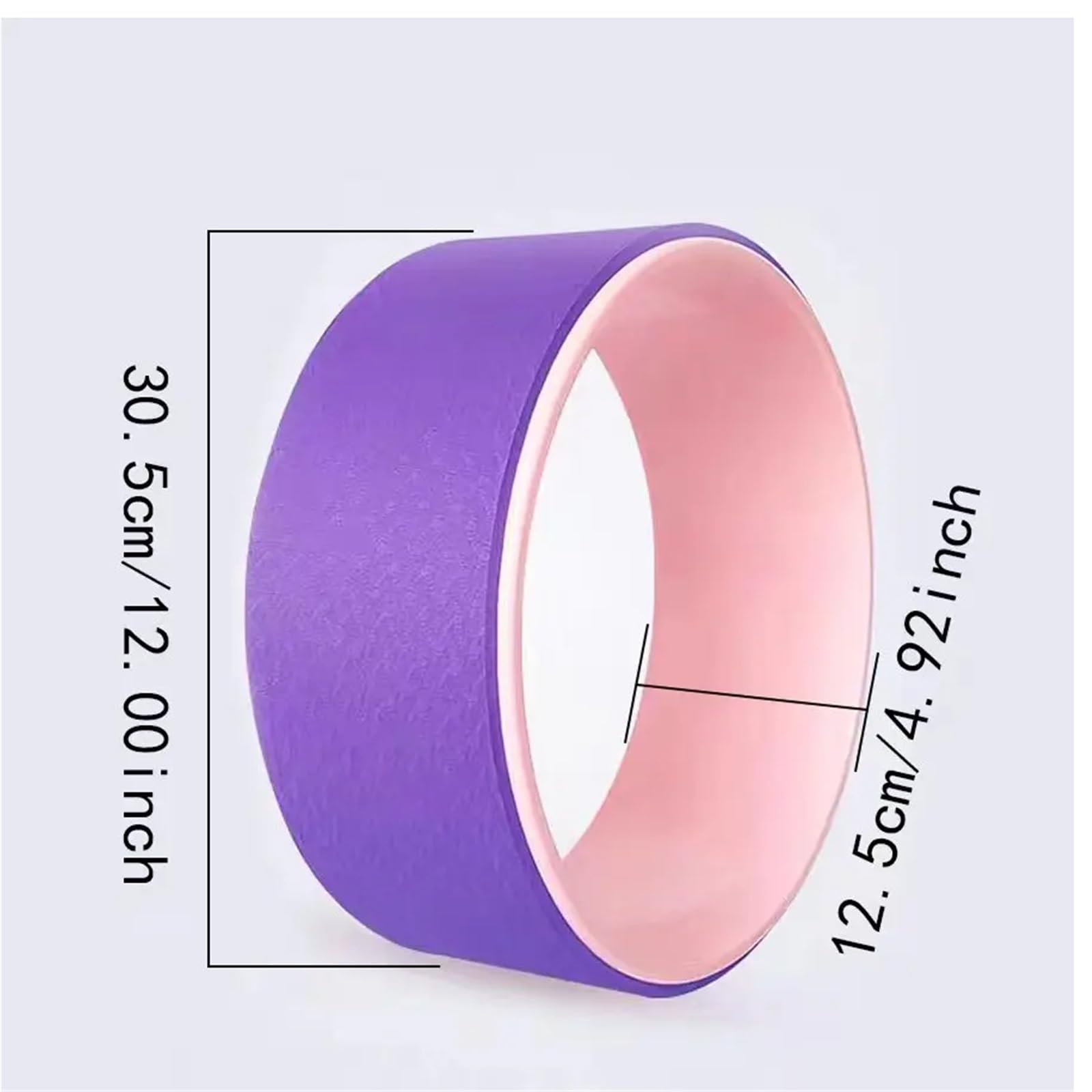Ruota Yoga Ruota for Yoga con Schiena Aperta Attrezzatura for Fitness Backbent Roller Loop Cerchio for Pilates a casa