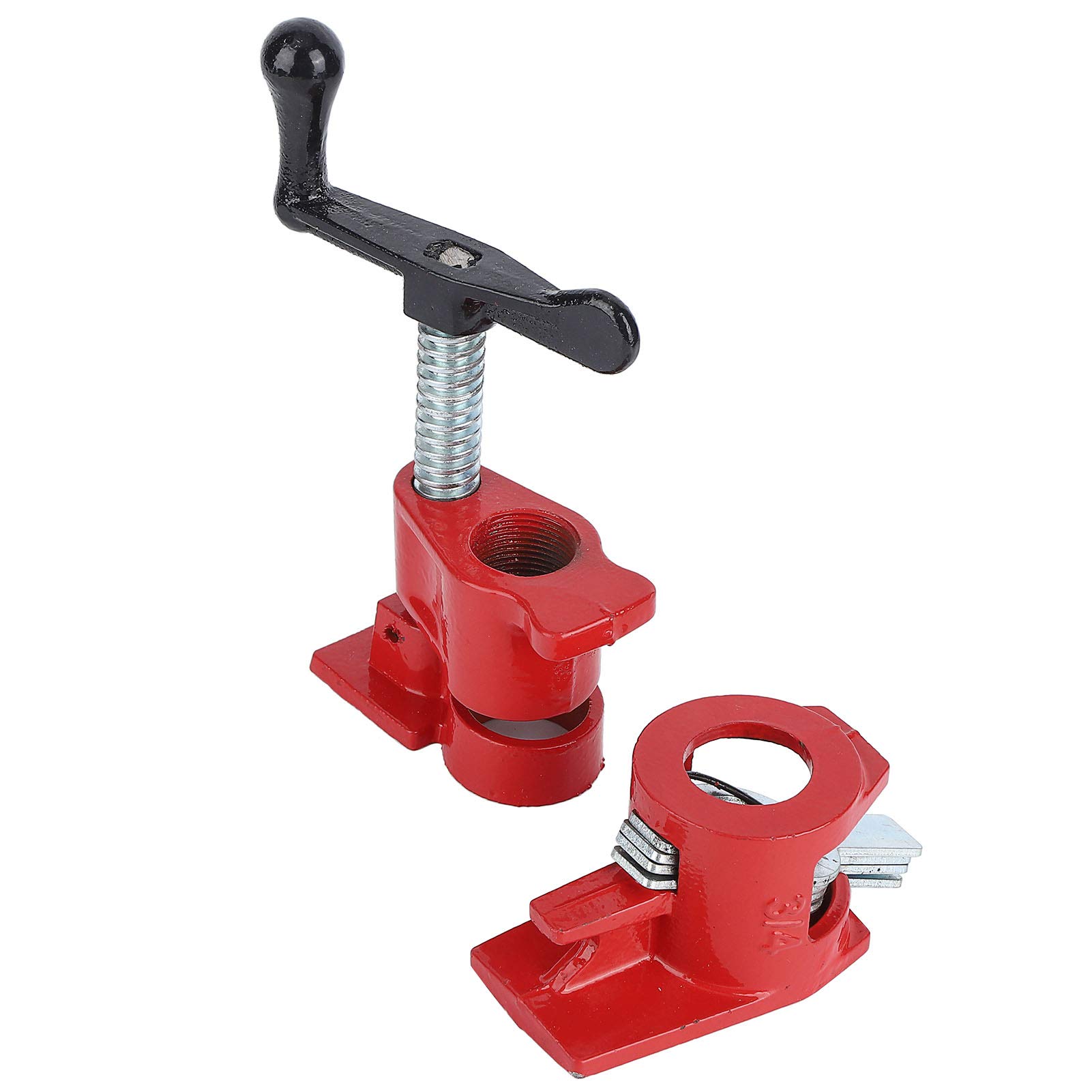 Juego de Abrazaderas para Carpintería, 4 Juegos, 3/4 ", Liberación Rápida, Base Ancha, Resistente, Hierro, Madera, Metal, Juego de Abrazaderas para Carpintería