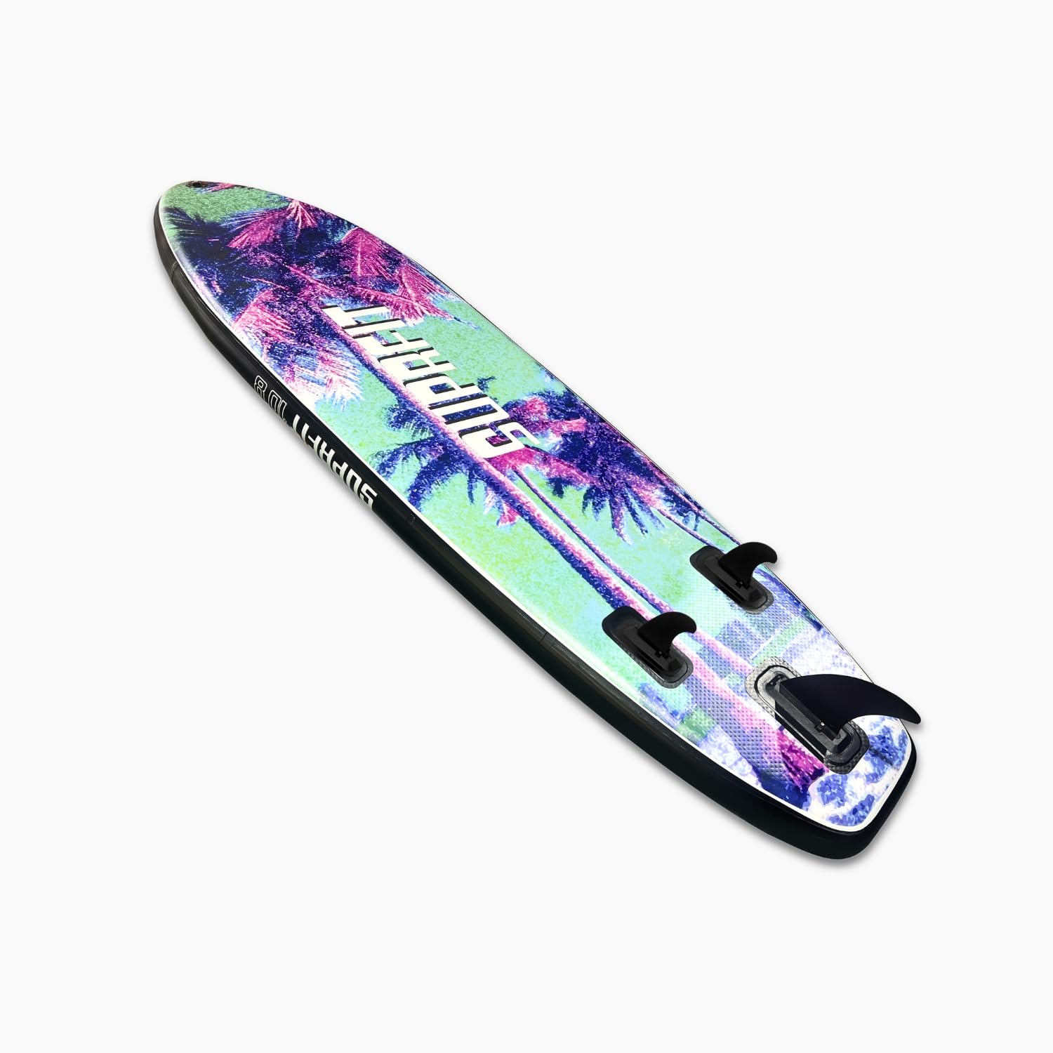 SUPRFIT Stand-Up Paddling Board Sunset Vice, 330 x 79 x 15 cm, Drop-Stitch-Light-Konstruktion, mit Transport-Rucksack, Multicolour