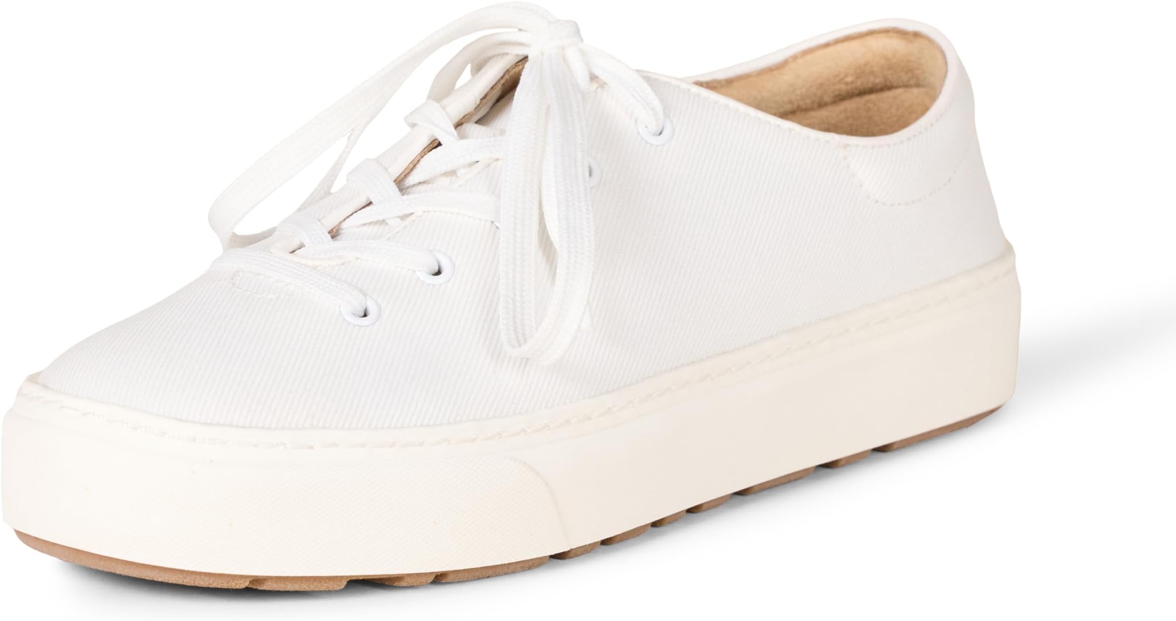 Womens Casual Lace Up Platform Sneakers
