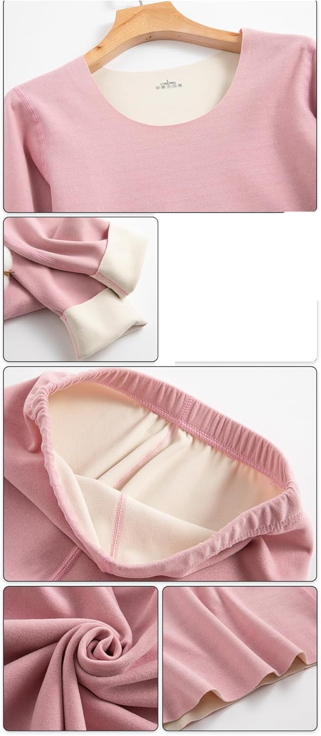 DBFBDTU Women Winter Wear Long Johns Thermal Underwear Warm Set