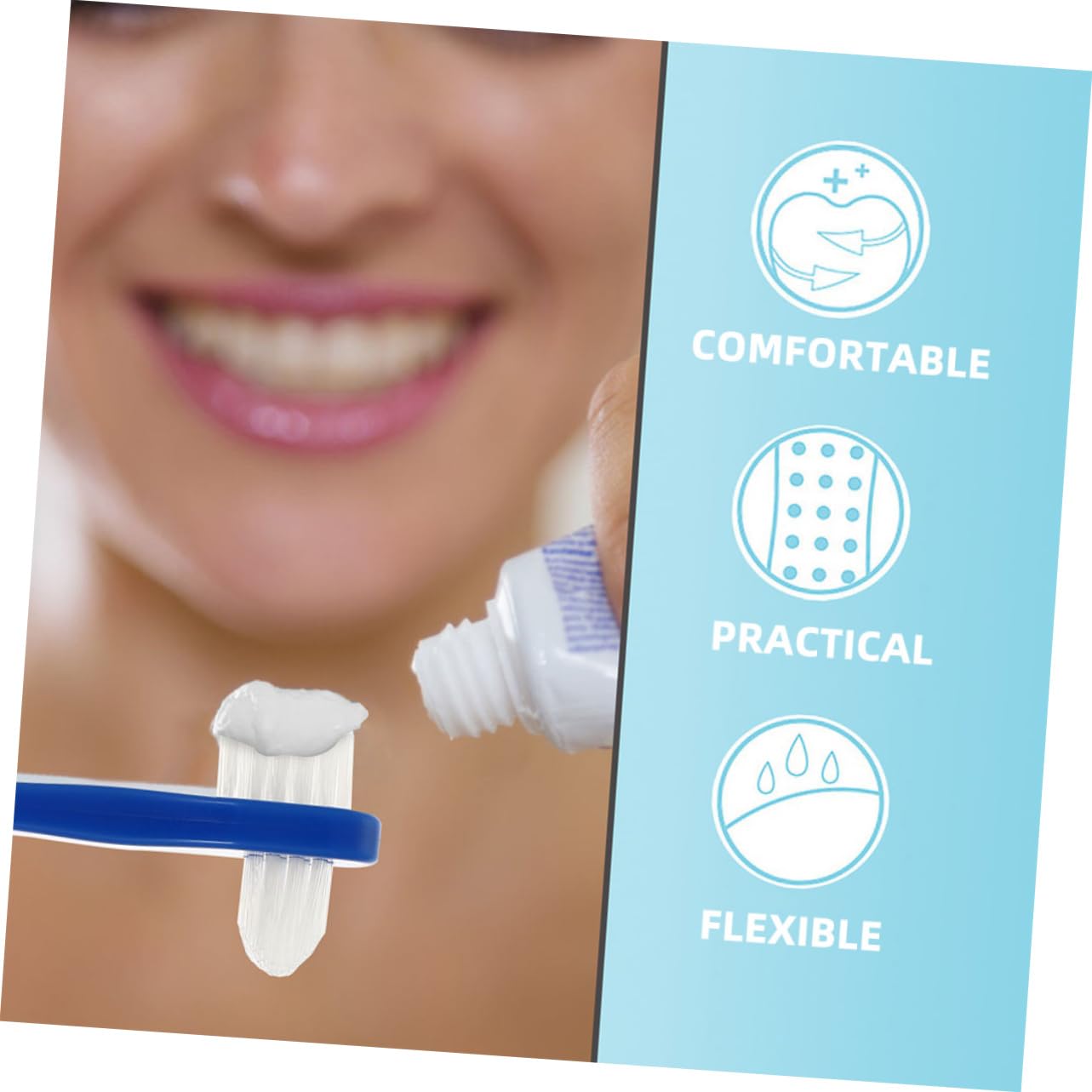 COLLBATH 30pezzi Spazzolino Per Adulti Spazzolino Per La Dentiere Spazzolini Per La Orale e Facile Usare Colori