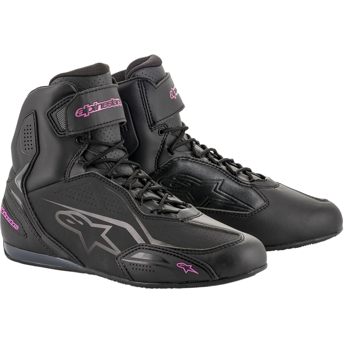 Alpinestars Stella Faster-3 Shoes Motorcycle Boots Black Fuchsia, Black/Fuchsia, 41