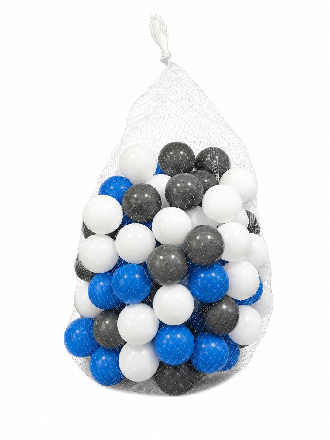 HH Home Hut Soft Plastic Mini Play Balls Multi Vibrant Colours - durable, No Sharp Edges, Non Toxic, Phthalate & BPA Free - Use in Kids or Toddler Ball Pit (PINK WHITE GREY 100 BALLS)