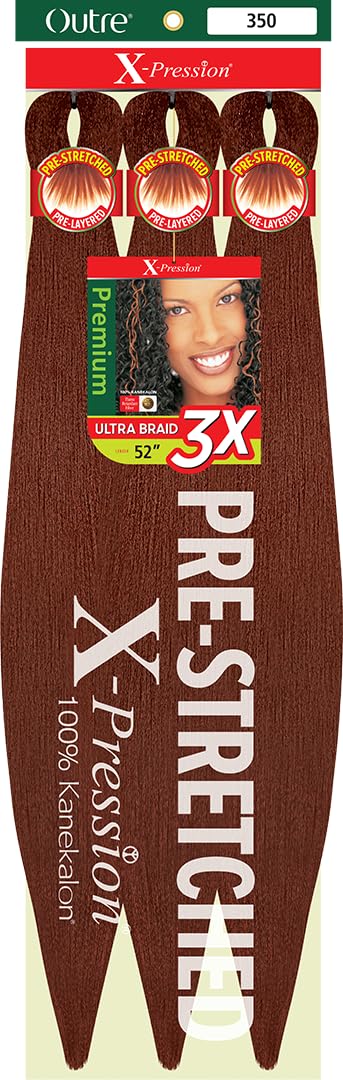 3 Packs Of SUPER X TZ BRAID (TEASED) Color Copper supreme hair | Accessories | 3 Packs Of Super X Tz Braid  main image 4