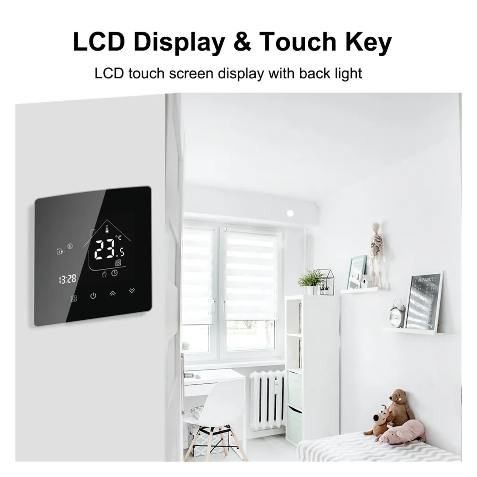 Termostato Intelligente, TUYA Smart Programmabile Termostato App Controllo LCD Termostatico 16A Grande Potenza Programmabile Controller 95 V 240 V