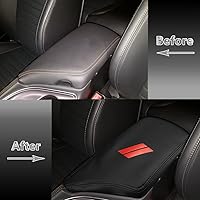 Vista 22 de Funda para reposabrazos de consola central, de piel, antiarañazos, protector de reposabrazos central, accesorios de decoración interior, compatible