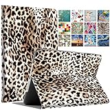 Old Model iPad 2nd Gen 9.7' 2011 Folio Cover A1395 A1396 A1397 MC769LL/A MC770LL/A MC954LL/A MC960LL/A MC979LL/A MC980LL/A MC989LL/A MC916LL/A MC981LL/A MC957LL/A MC755LL/A Printed Leopard