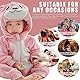 YloveM Unisex Baby Romper Kleinkinder Strampler Overall Cartoon Tier Herbst Winter Warm Reißverschluss Kapuzen Spielanzug Strampelanzug (0-6 Monate, A- Rosa Känguru)