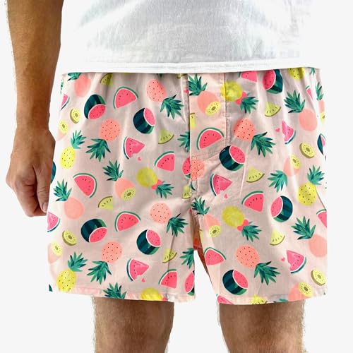 ROCK ATOLL Men's Colorful Funny Animal All Over Print Cotton Boxer Shorts S-XXL3
