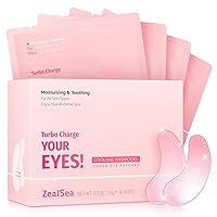 Vista 1 de ZealSea - 8 pares de mascarillas para debajo de los ojos para ojeras y ojos hinchados - Parches hidratantes para ojos, parches de gel para ojos