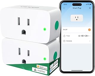 Winees Smart Plug 2 Pack & 1 Pack Water Sensors With 100db