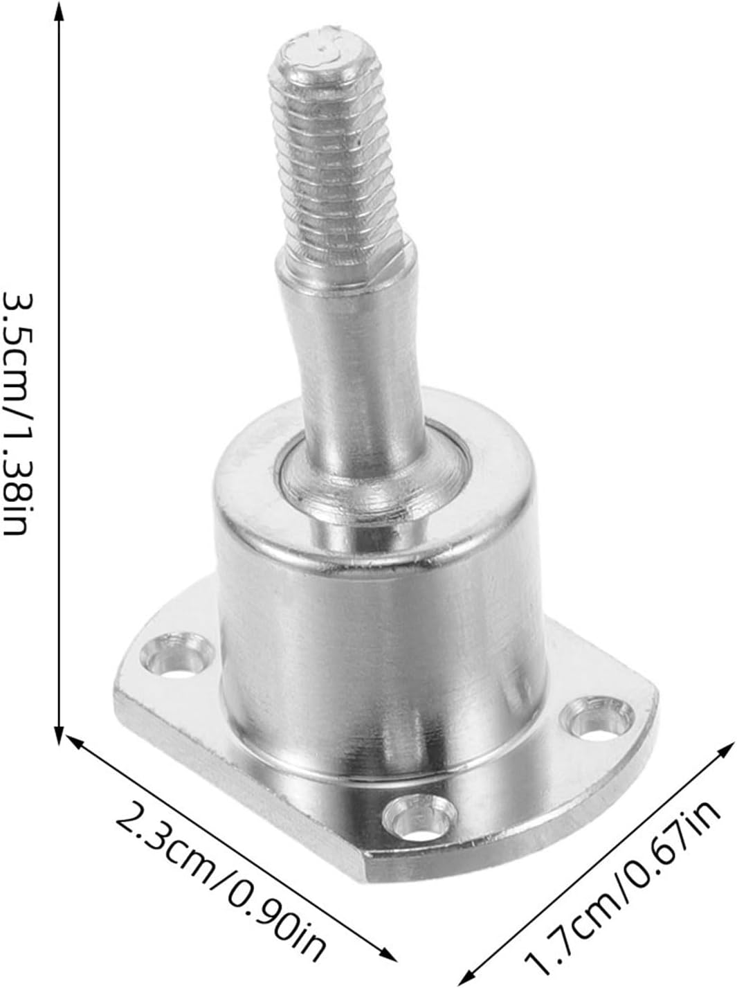 Torque Ball Hinge M5 Shaft 1.0nm Metal Stop Damping Hinge for Cabinets, Folding Tables, Doors, Wardrobes with Universal Ball Joint