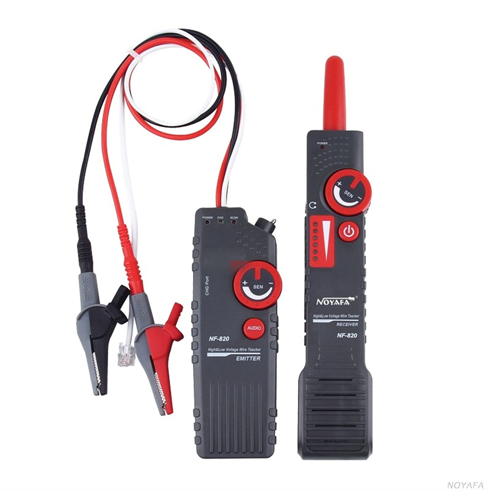 Detector de pared, Localizador de alambre subterráneo RJ45 RJ11 BNC Línea Tracker Testage Tester Tester Line Finder Anti-Interherferencia