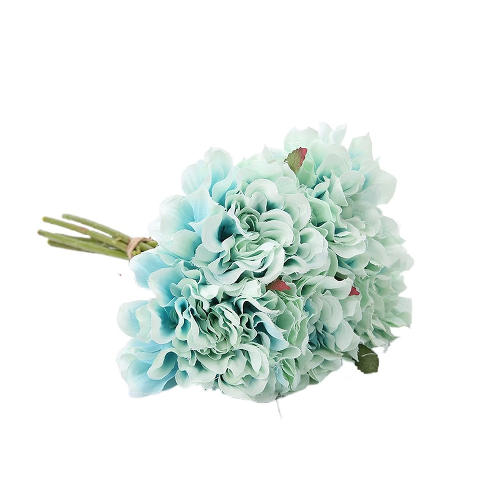 SBJKLYRN Simulated flowers, 5 Pcs Silk Rose Peony Bridal Bouquet for Wedding Home DIY...