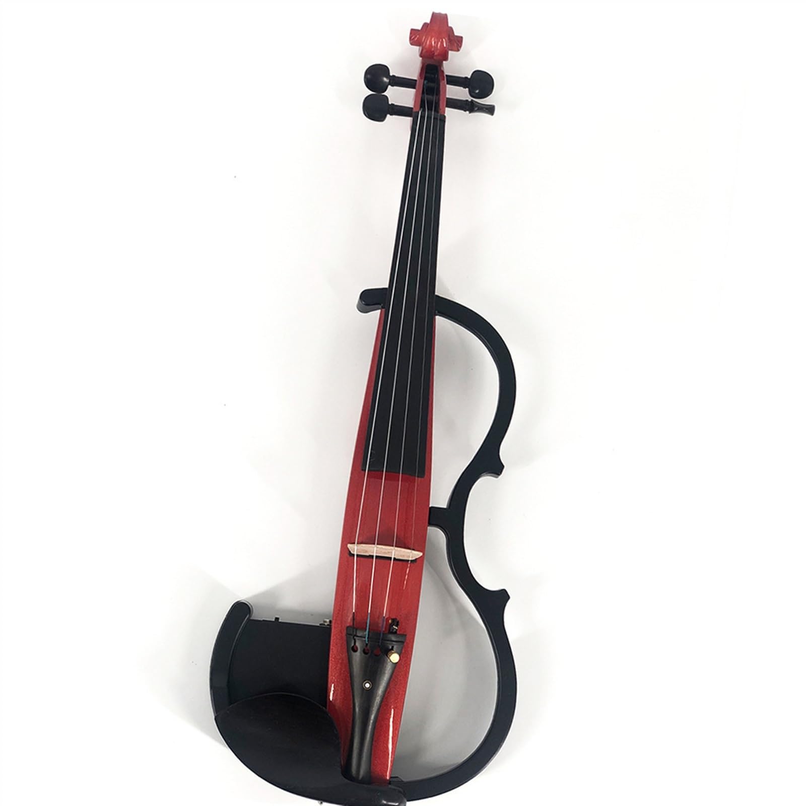 Geige Professionelle Elektronische Violine Mit Anschlusskabel Und Kopfhörer Rote Violine