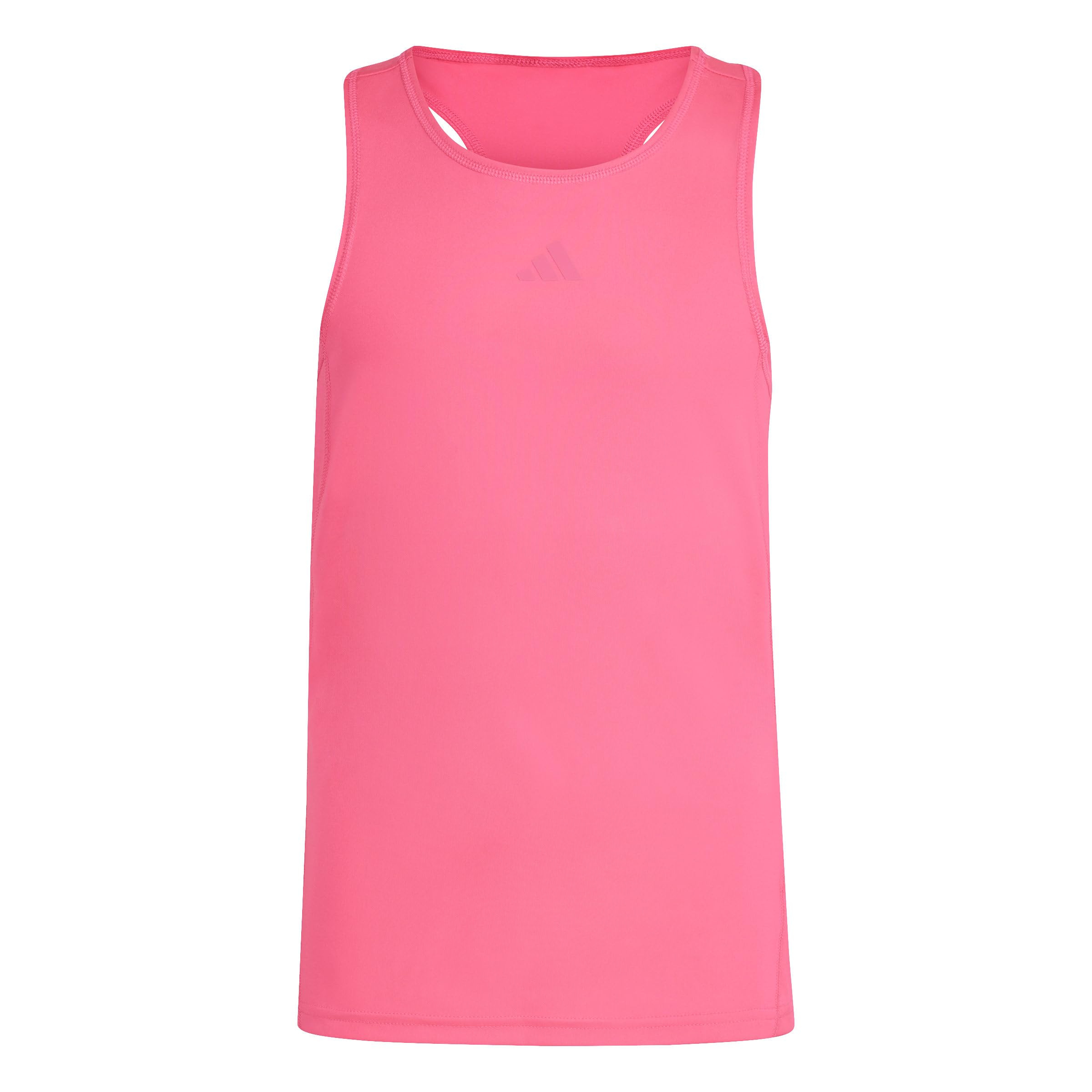 adidas Girl's Girls Club Tennis Climacool Tank TOP, Lucid Pink, 9-10 Years