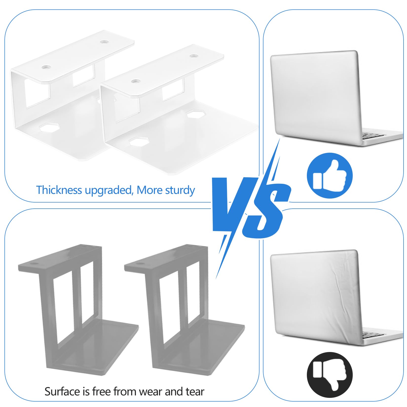 étagère De Rangement Sous Le Bureau Support Pour Ordinateur Portable Sous Le Bureau,Support De Rangement Office Definitif