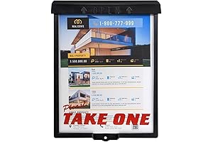Outdoor Real Estate Sign Holder Holder for 8.5 x 11 Documents