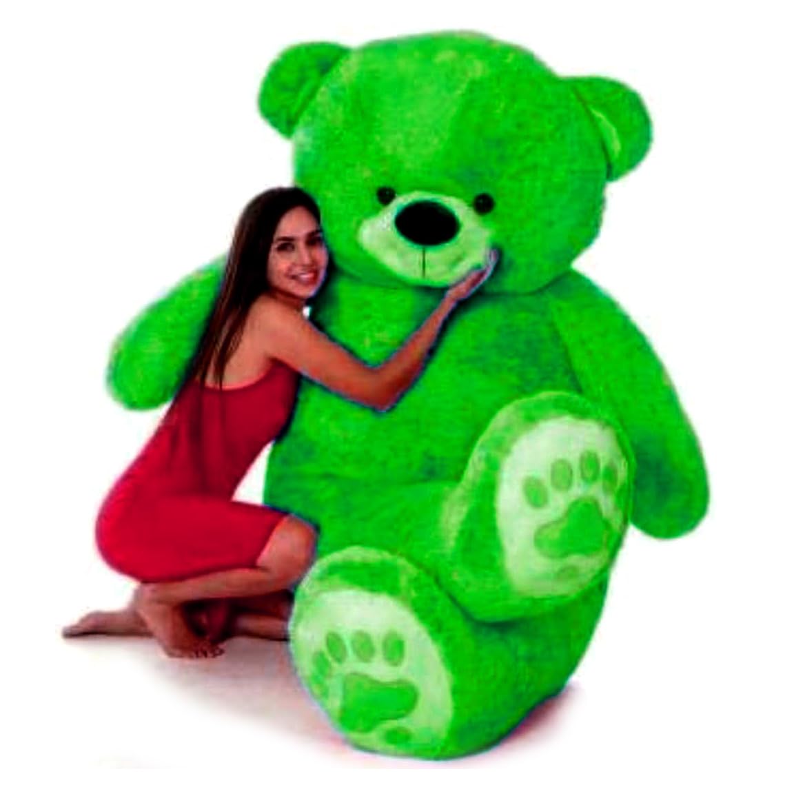 Teddy Bear Plush Stuffed Animals Soft Toys, Huggable Teddy Bear, Birthday Gift for Boys, Girls, Wife, Girlfriend, Women, Kids Valentine's Christmas Gift (7 Feet, Green)