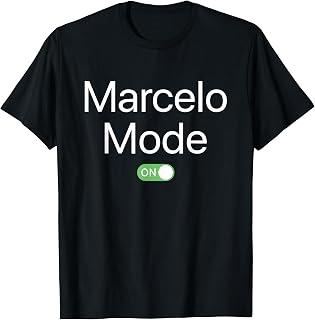 Marcelo Mode On First Name Smartphone Design Novelty T-Shirt